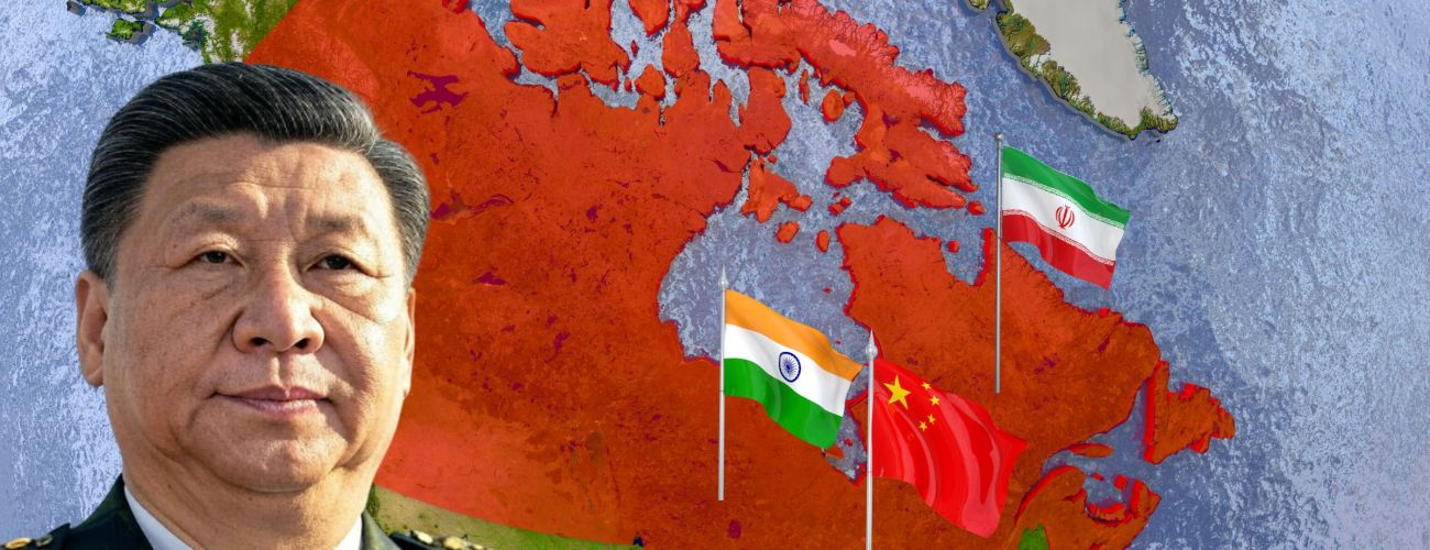 Canada will be taken over by China, India and Iran through their military